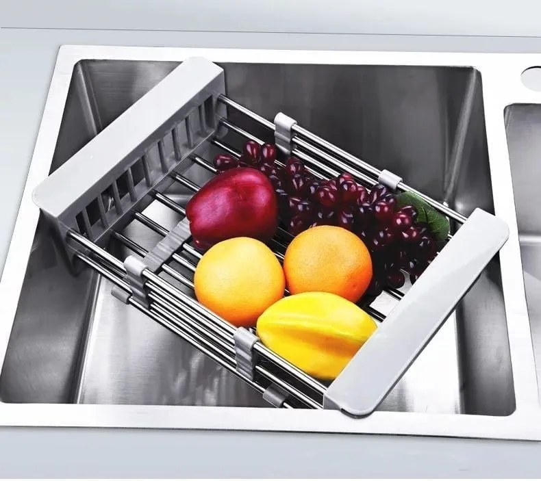 Extend kitchen sink drain basket - Gray