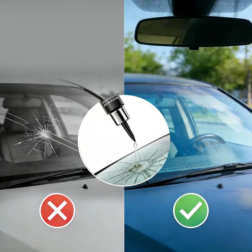 Windshield crack repair comparison