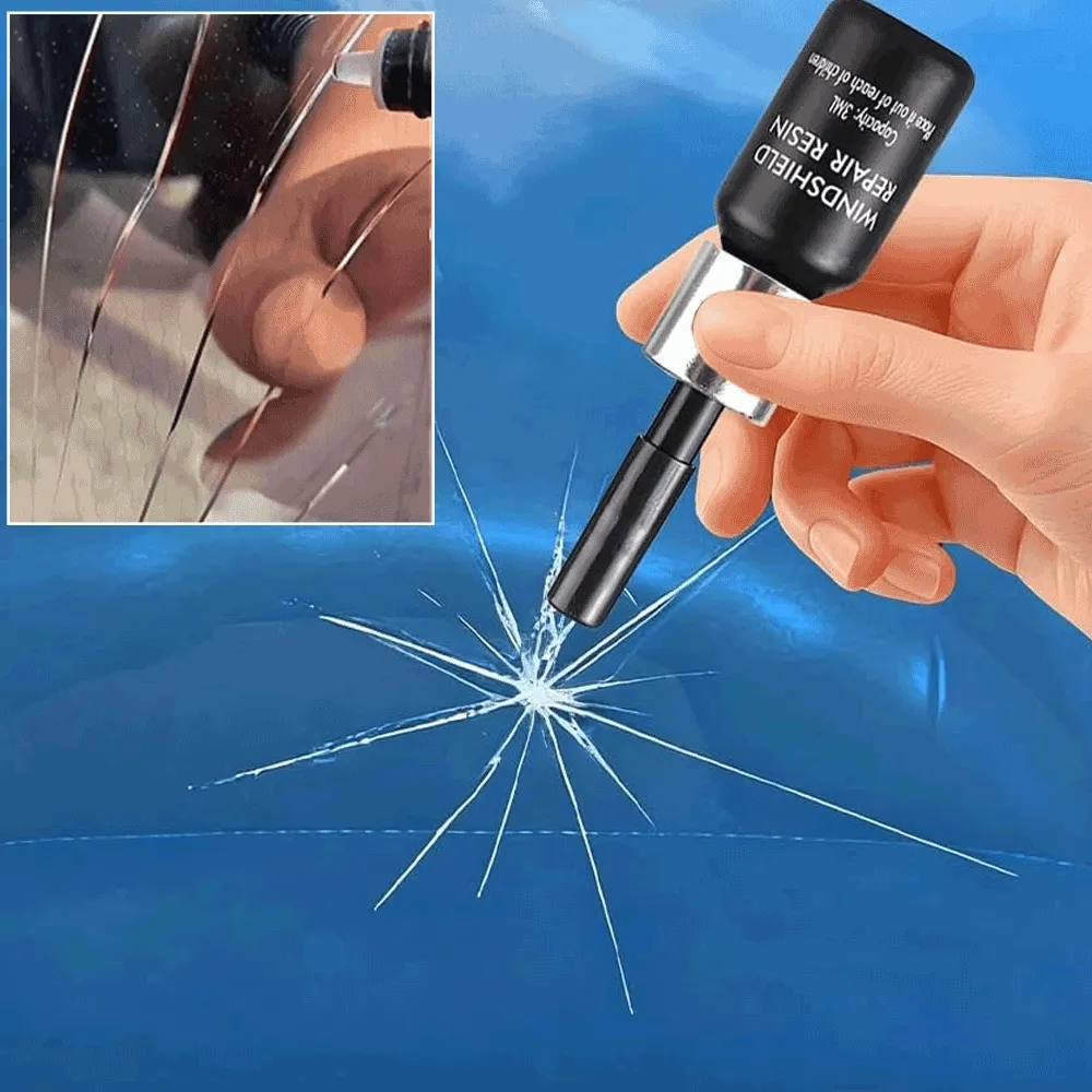 Nano capillary windshield repair demonstration